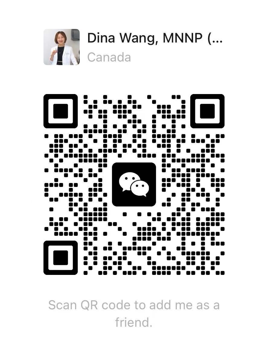 WeChat QR code for Dina Wang